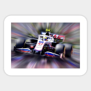 Mick Schumacher - Haas Formula One 2021 Sticker